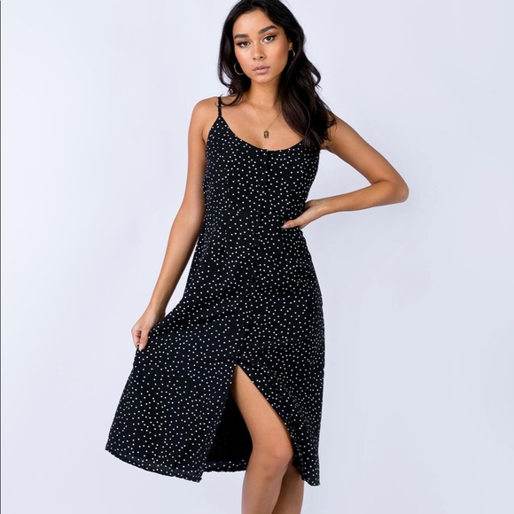 Princess Polly Dresses & Skirts - Erskine midi dress black princess Polly
